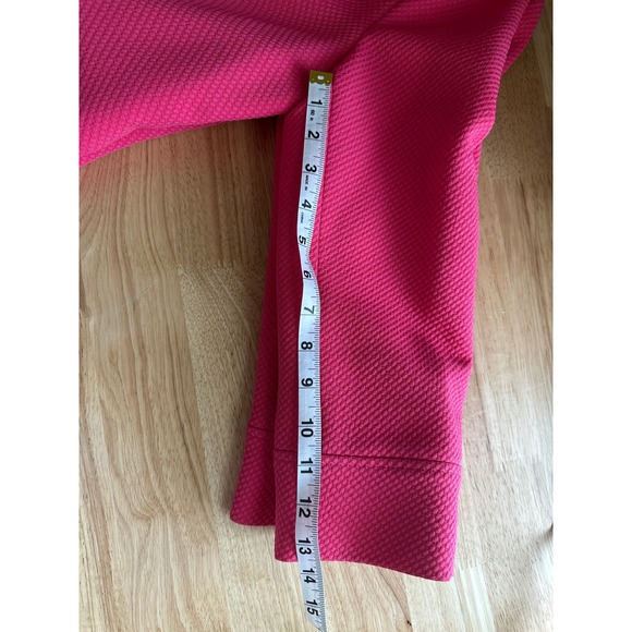 LOUBEN Hot Pink Textured Blazer Jacket Women's Size 8 Button Front - Picture 8 of 10